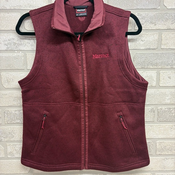 Women's Marmot Acai Berry Heather Fleece Vest M - Picture 2 of 10